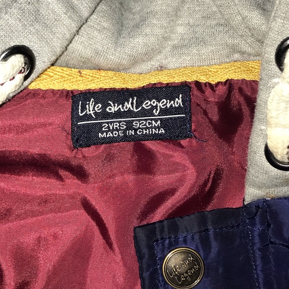 Life and Legend Toddler Hooded Vest - Picture 2 of 3